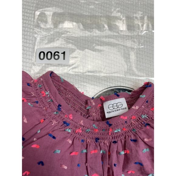 Egg Swiss Dot Lightweight Romper - Picture 6 of 7